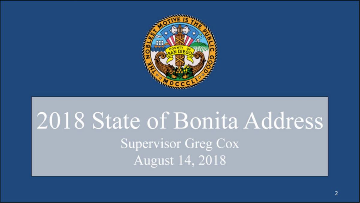 Keep informed. View the 2018 State of Bonita Address Presentation.