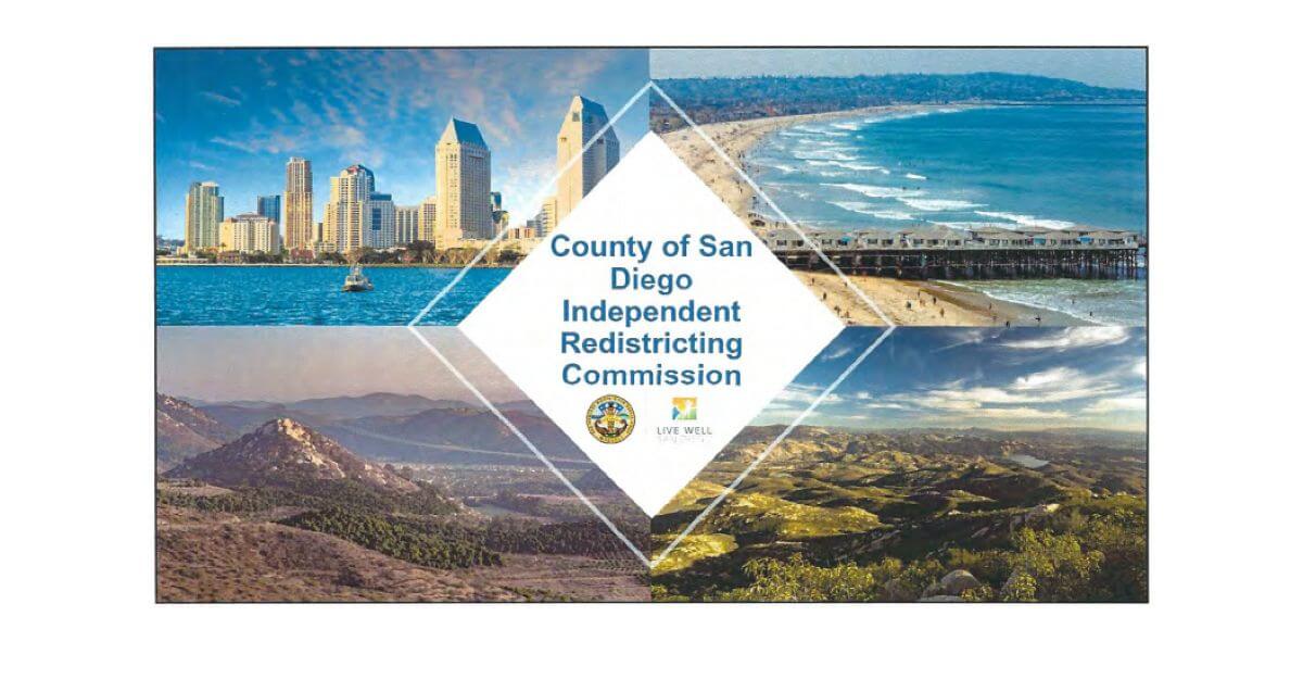SVCA invites the community to the critical County of San Diego Redistricting Meeting on Wednesday, August 18, 2021, at the Bonita Sunnyside Library at 6:00 p.m.