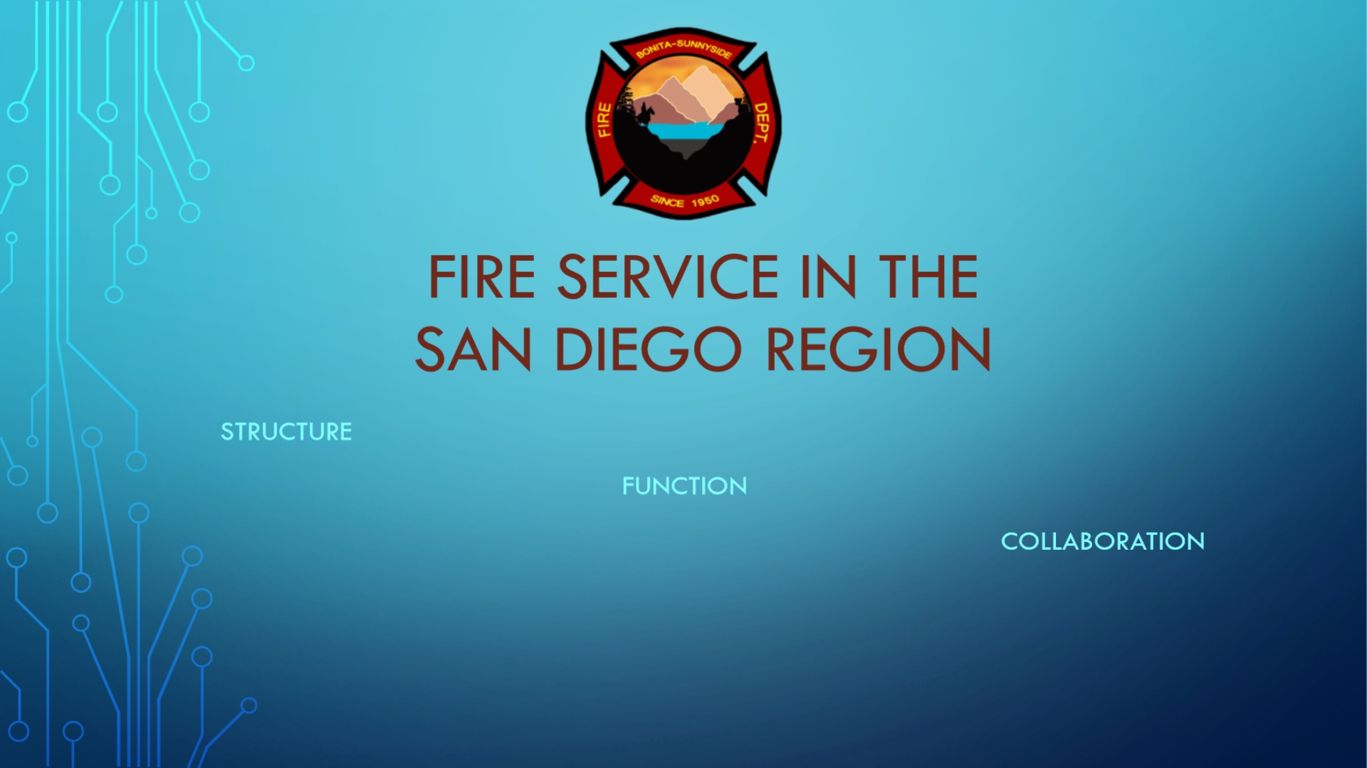 Learn about fire service in the San Diego region through this Fire Chief PowerPoint presentation.
