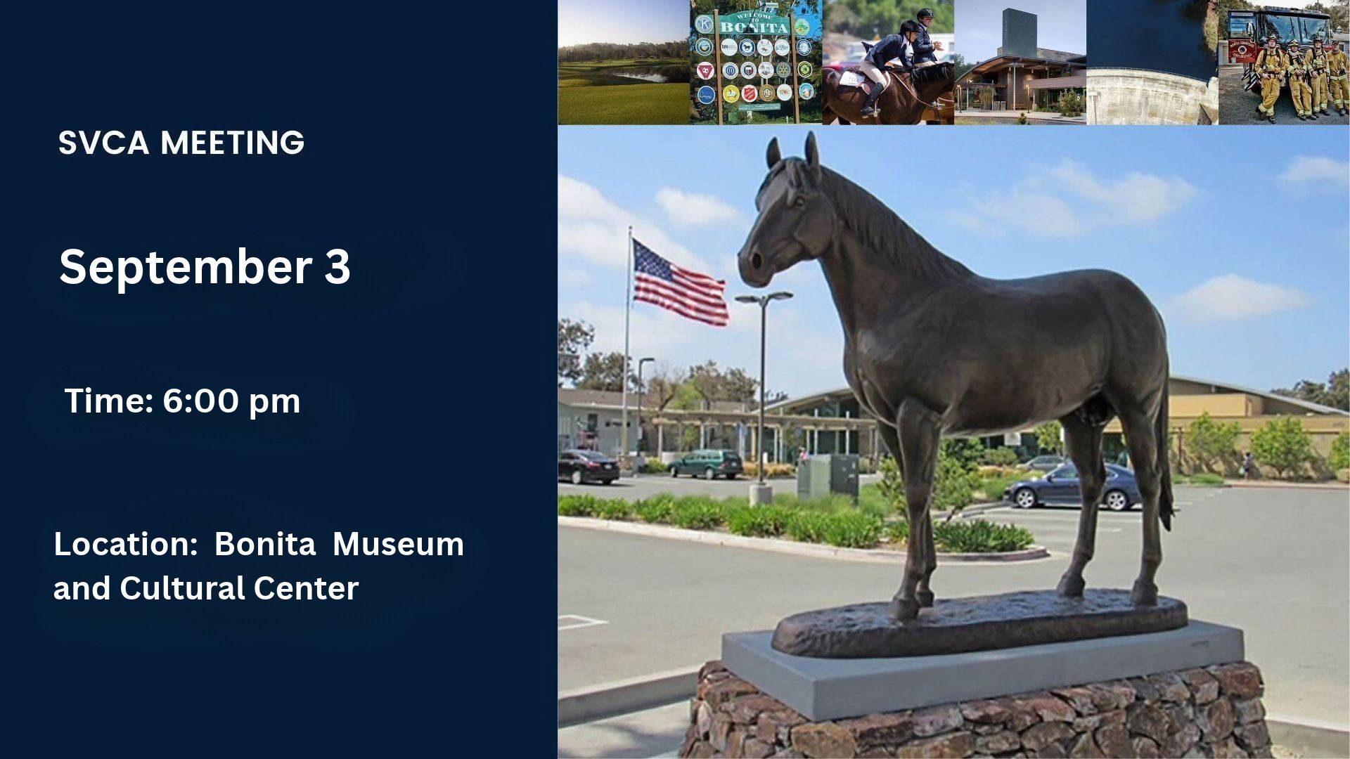 Please join the SVCA for their upcoming August 5 meeting to discuss news and important information on community topics. Read more.