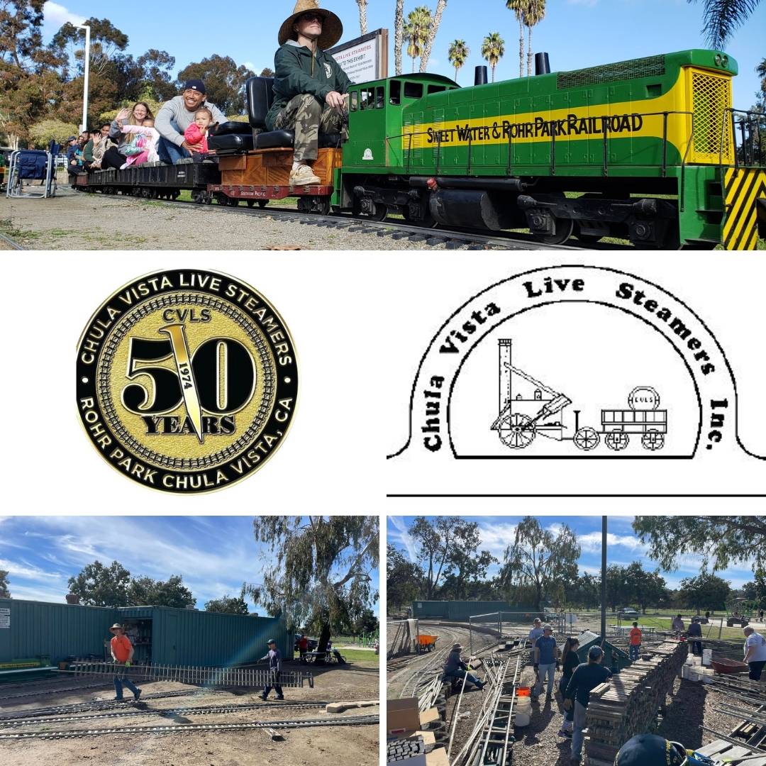The SVCA shares a community spotlight on Chula Vista Live Steamers, a ride-able railroad club located in Rohr Park in Bonita.