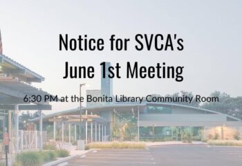 SVCA's June 1st meeting